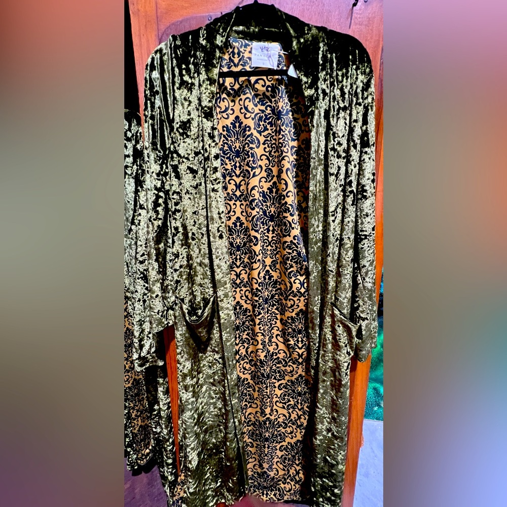 Crushed Velvet Duster